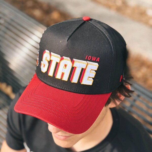 No Rivals Iowa State Courtside Black Adjustable Hat